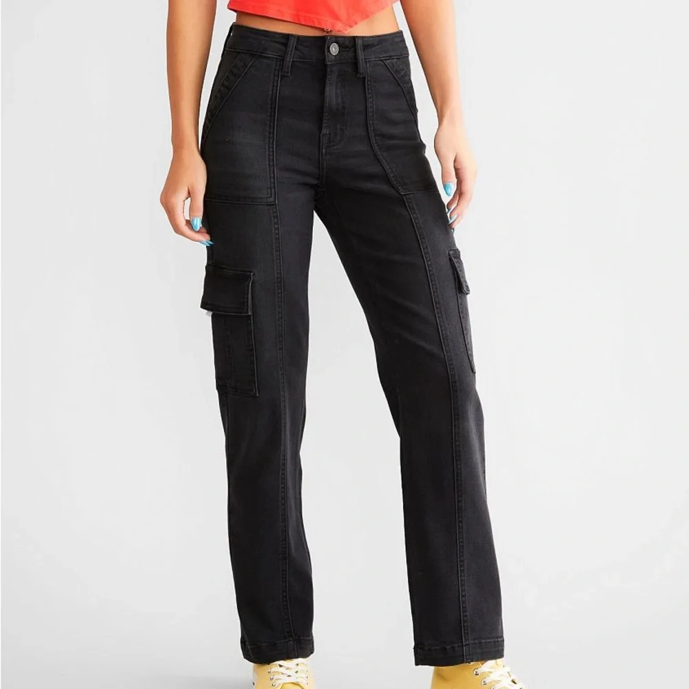 Hidden Black Cargo Pants - Picture 2 of 6